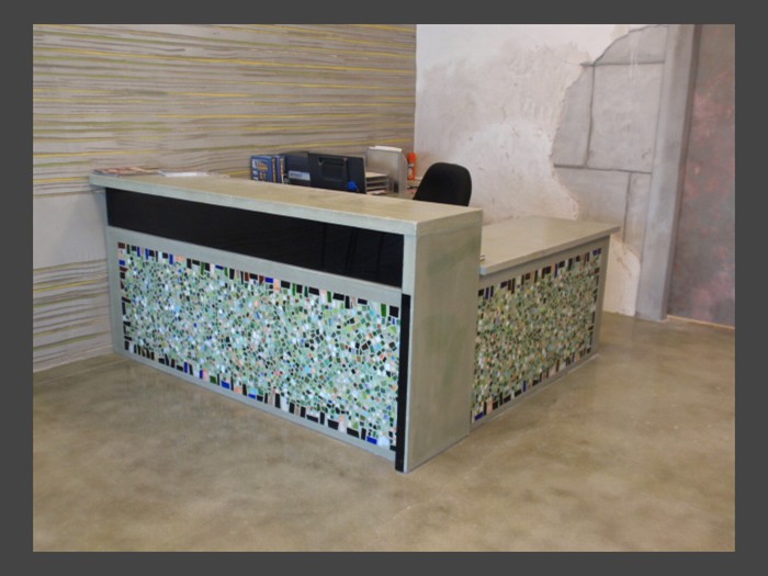 5 of 15 &nbsp;&nbsp;&nbsp;|&nbsp;&nbsp;&nbsp; Modern Concrete Reception Area