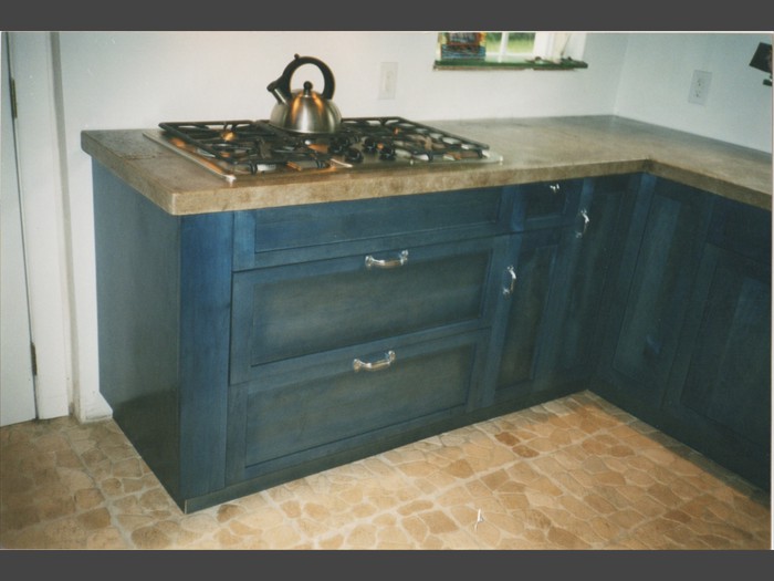 25 of 30 &nbsp;&nbsp;&nbsp;|&nbsp;&nbsp;&nbsp; Rustic Kitchen - Concrete Countertop - Acid Stain